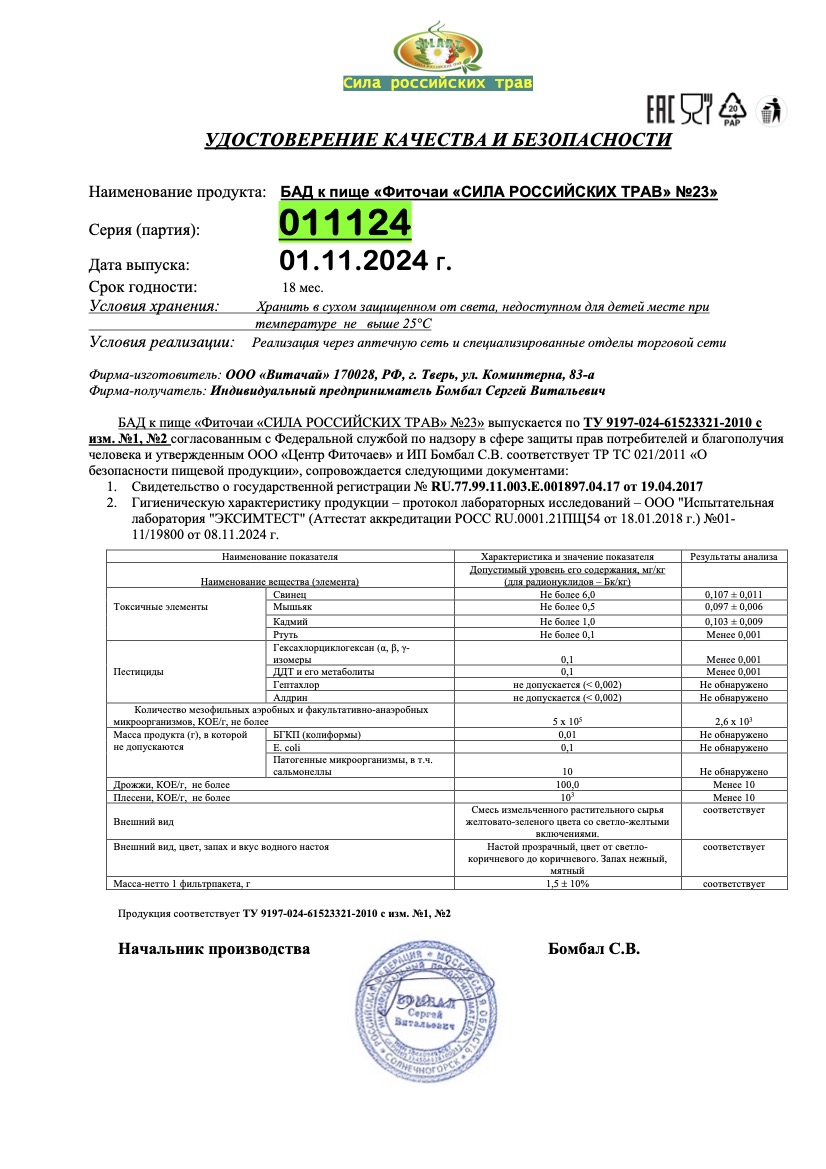 Паспорт №112024
